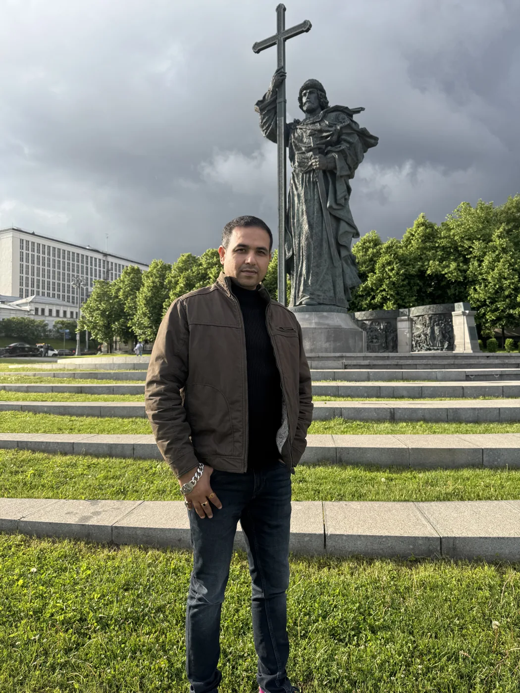 Abhishek Punia in Moscow